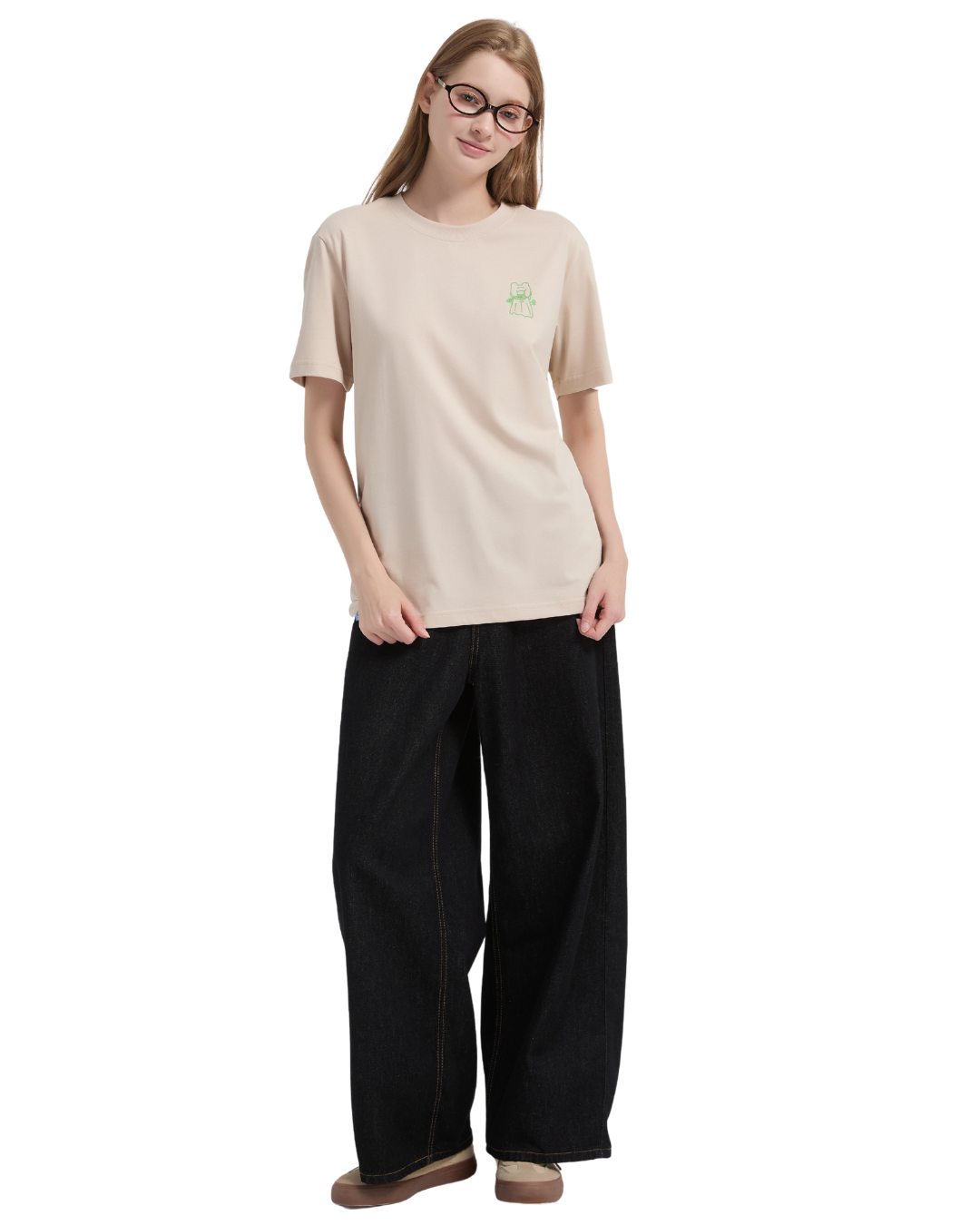 Logging Off Cooling Tee in Khaki