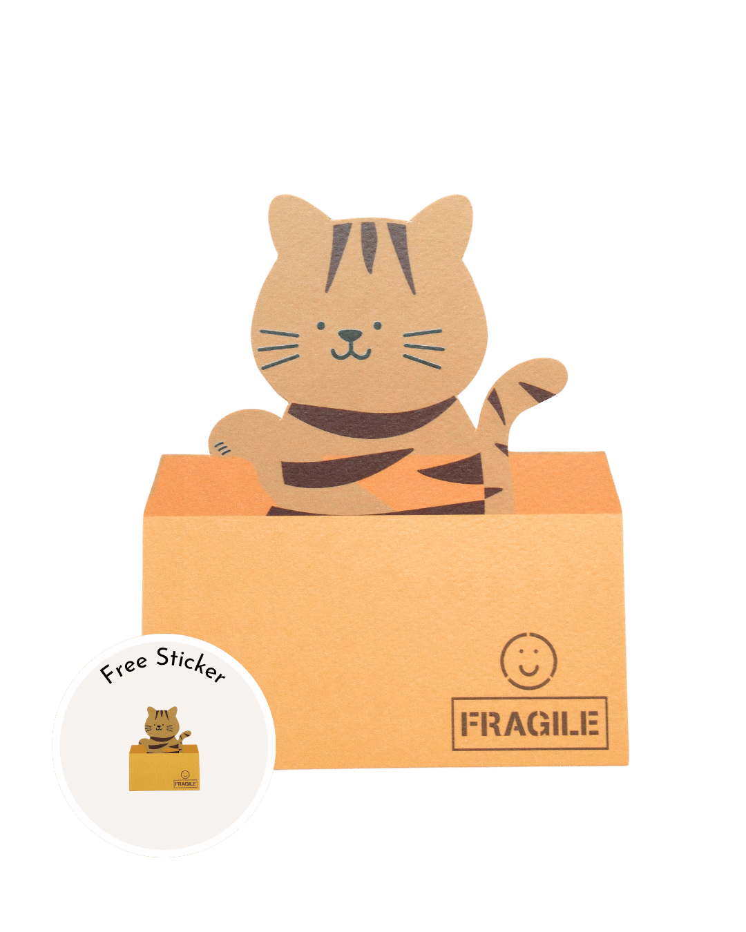 Cat in a Box Card