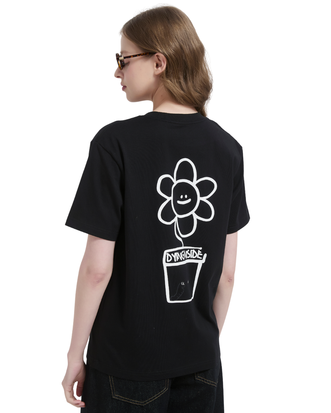 Dying Inside Cooling Tee in Black