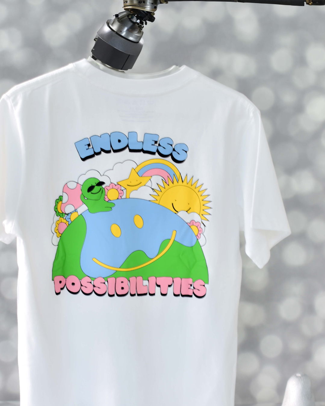 Endless Possibilities Oversized Tee In White