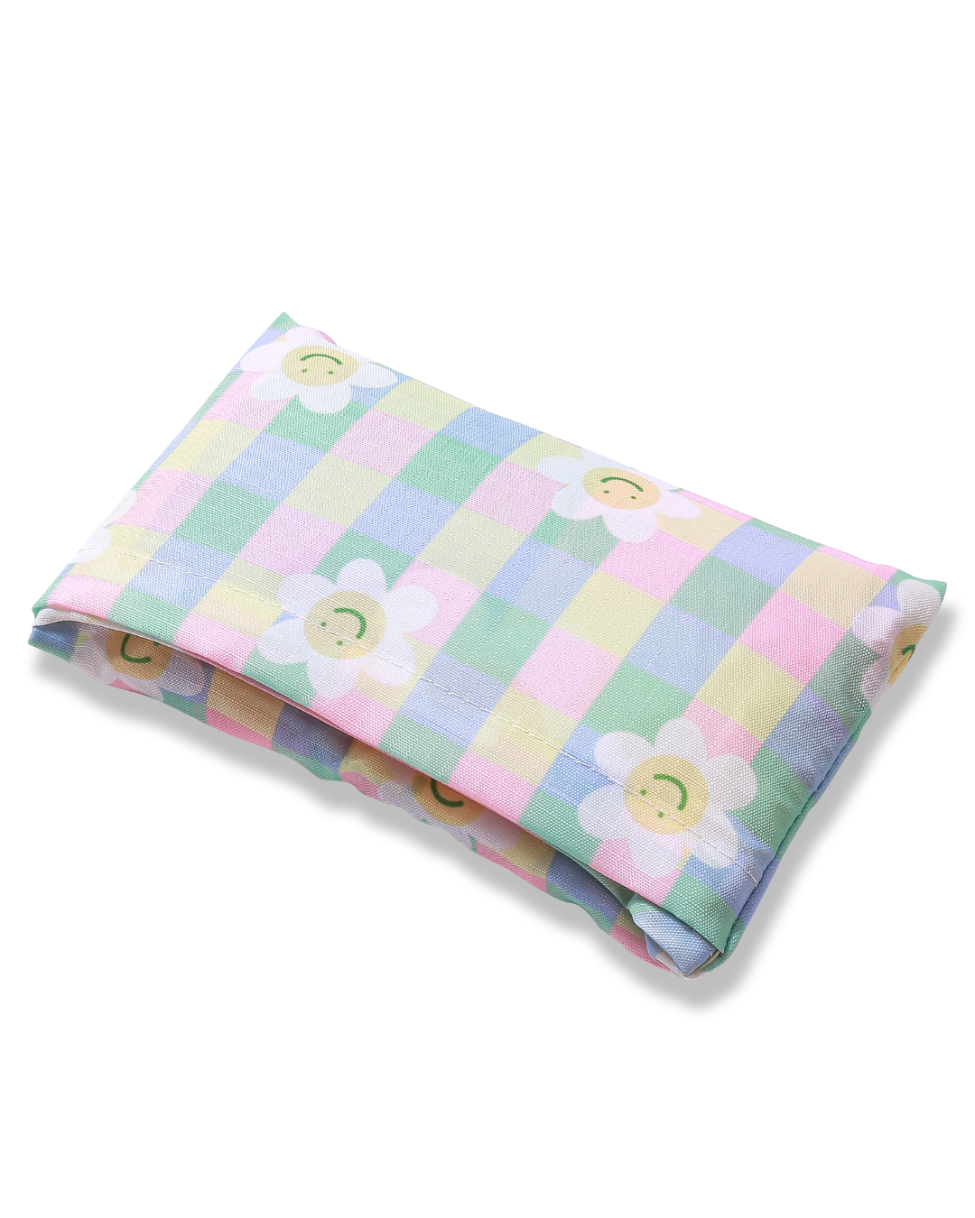 Light Checkered Reusable Nylon Bag