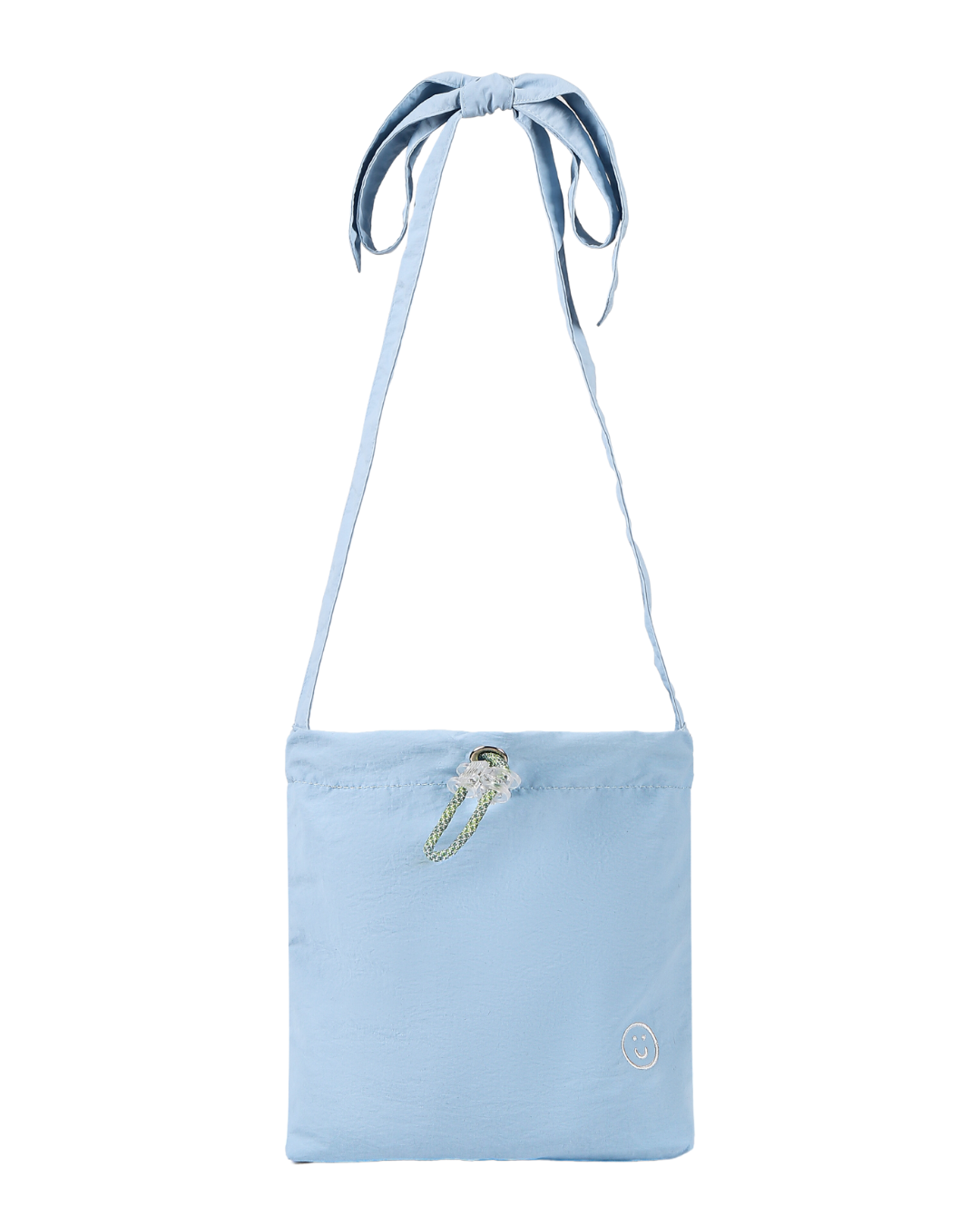 Mini Tsuno Drawstring Bag/Pouch in Sky