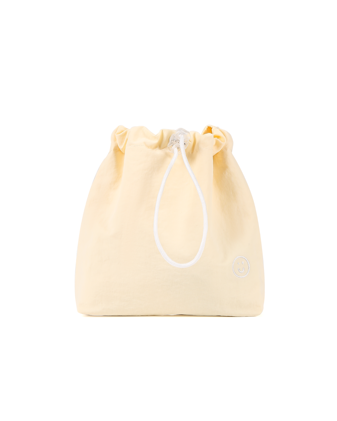 Mini Tsuno Drawstring Bag/Pouch in Cream