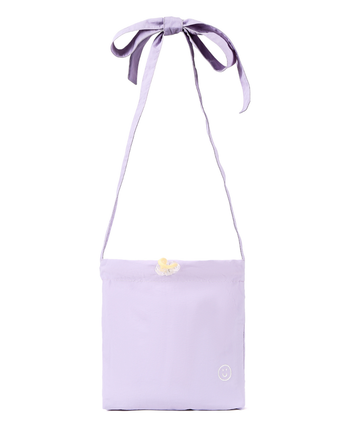 Mini Tsuno Drawstring Bag/Pouch in Lilac