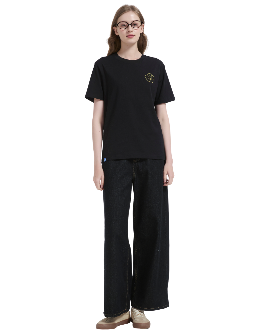 Slow and Steady Cooling Tee in Black