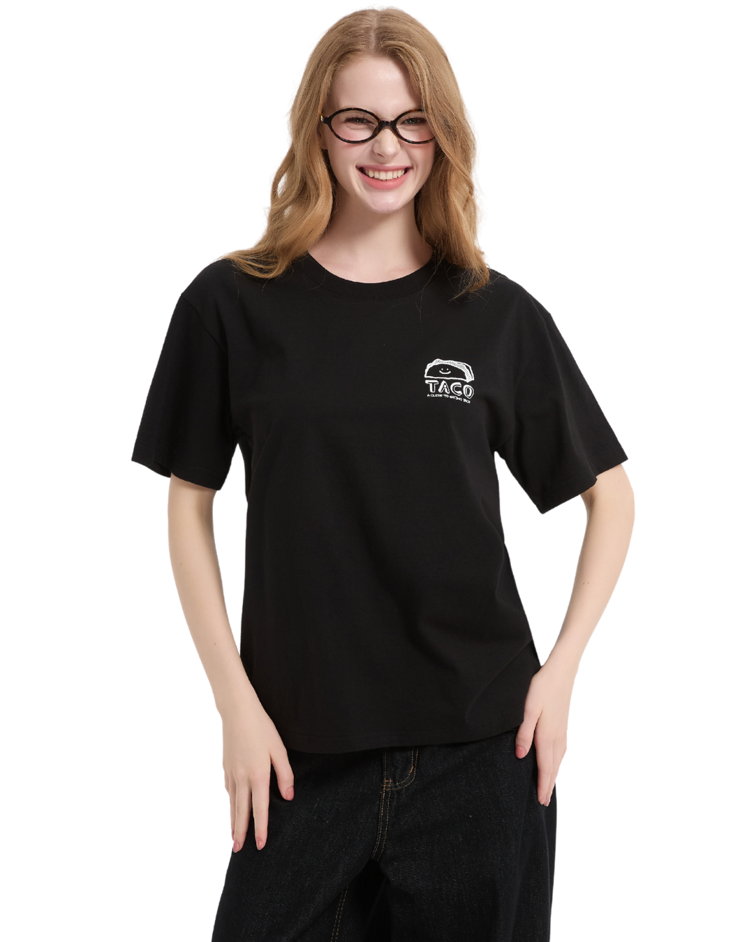 How To Eat Taco Tee in Black