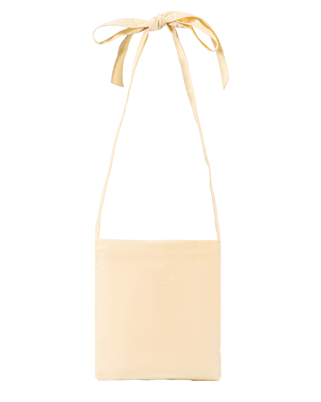 Mini Tsuno Drawstring Bag/Pouch in Cream