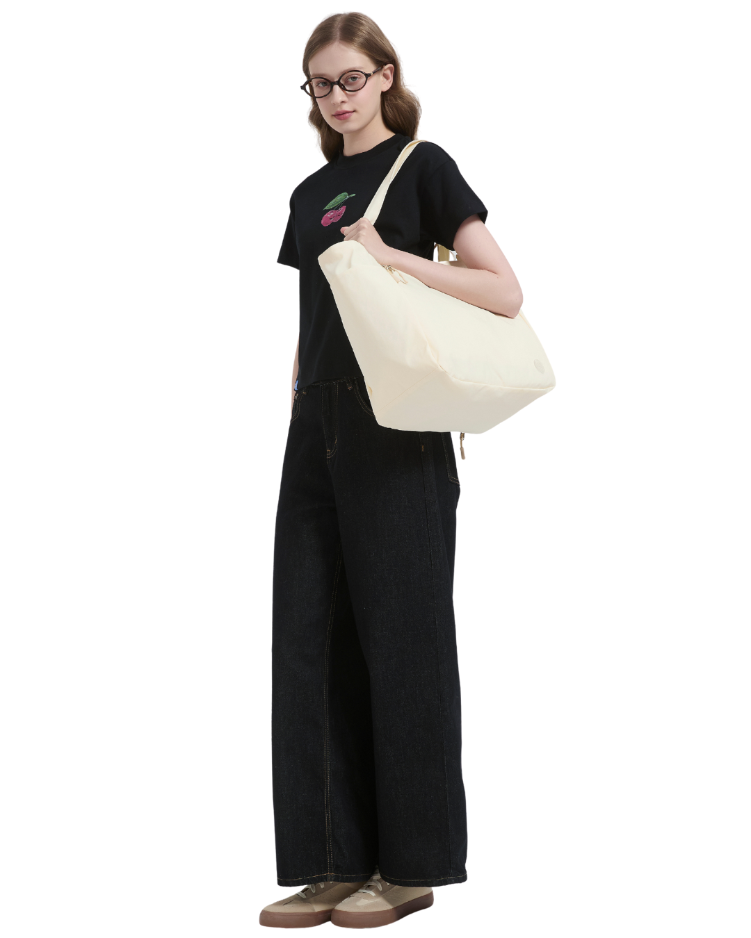 Compact Carry-all in Cream