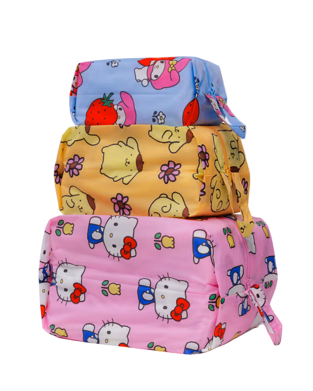 3D Zip Set - Hello Kitty and Friends Florals