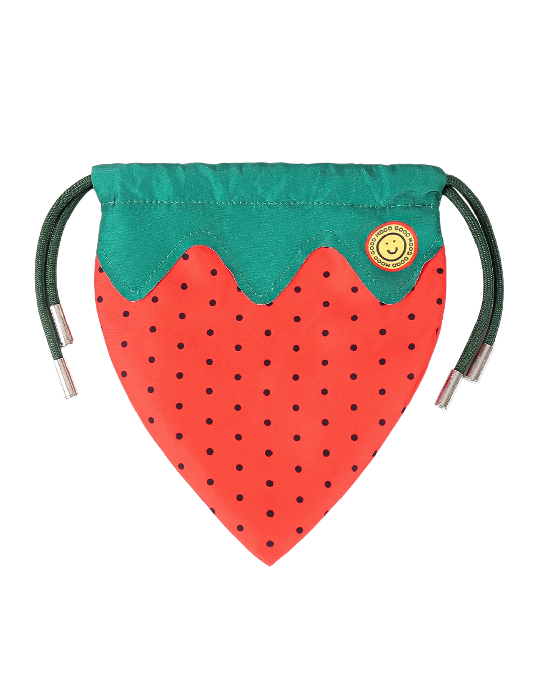 Strawberry Water-Resistant Drawstring Pouch