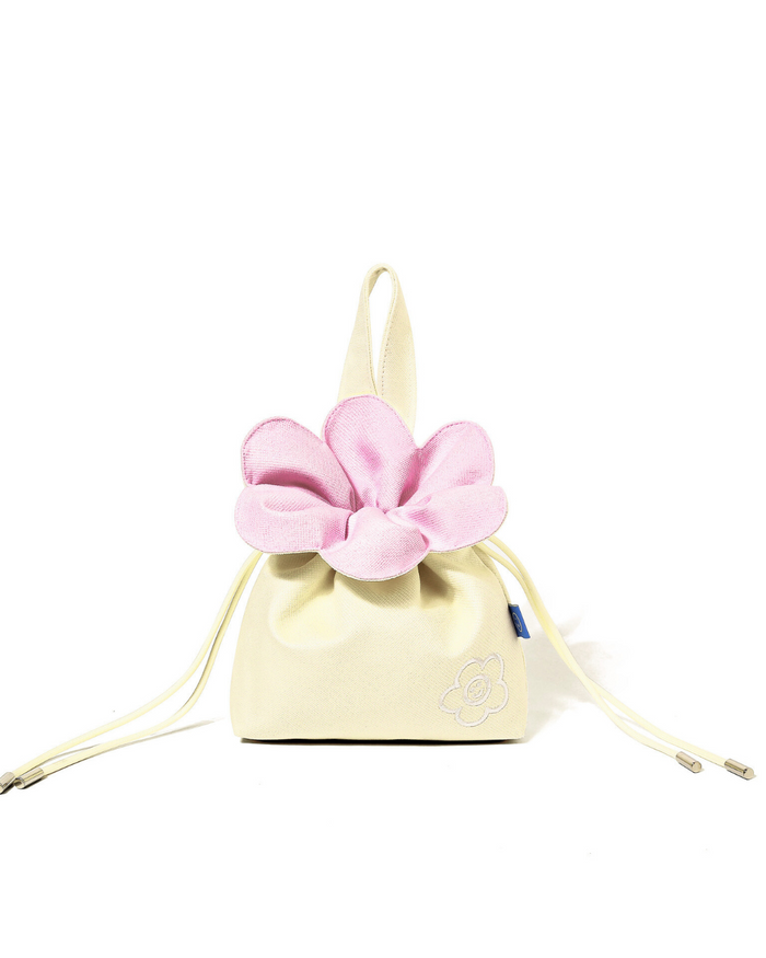 Flower Drawstring Carry Bag