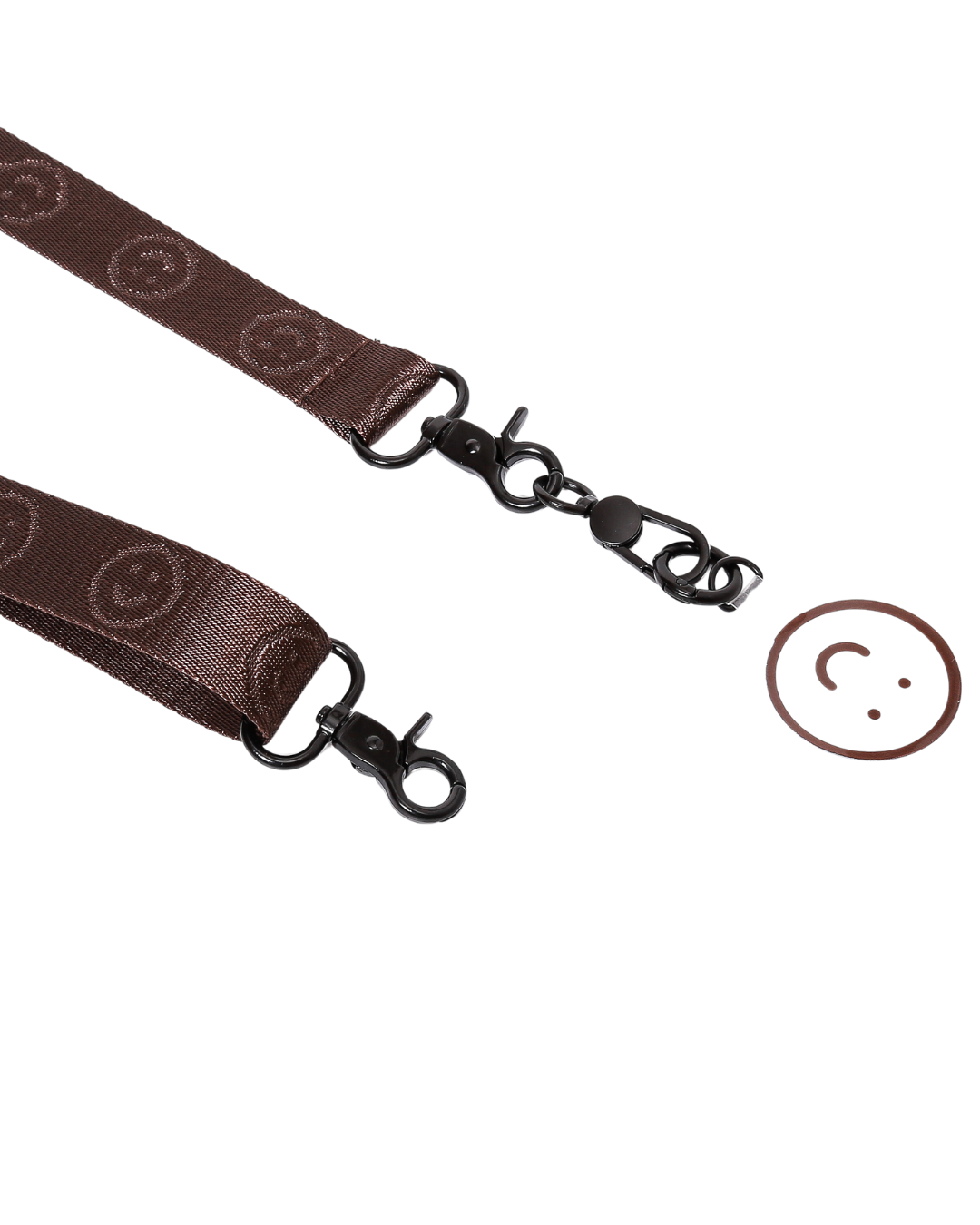 Signature Smile Multi-Way Strap in Umber Brown