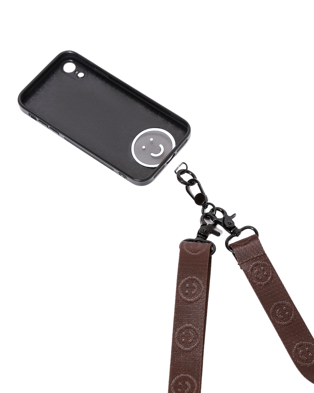 Signature Smile Multi-Way Strap in Umber Brown