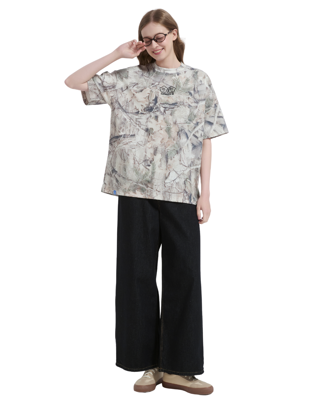Blending In Camo Embroidery Cooling Tee