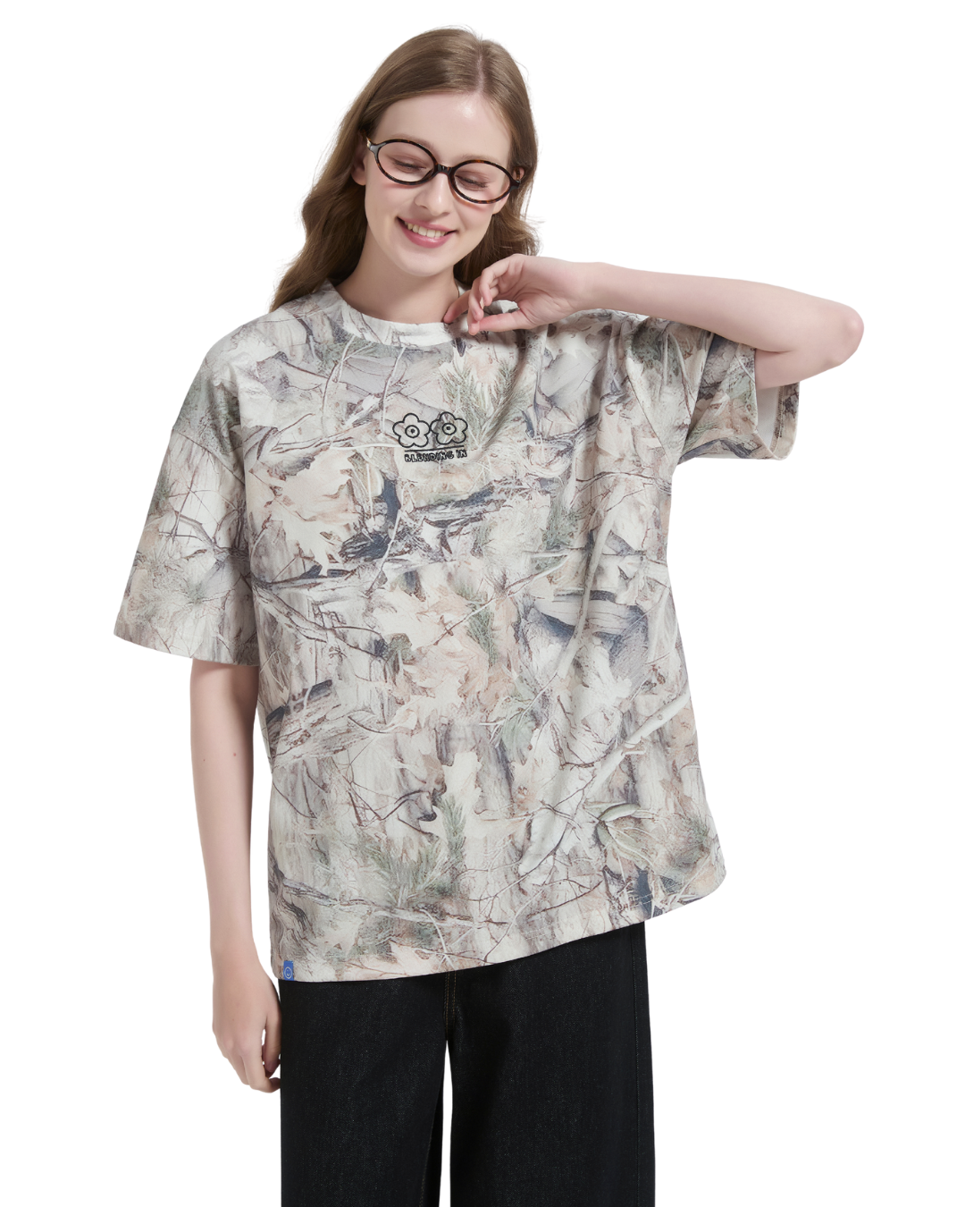 Blending In Camo Embroidery Cooling Tee