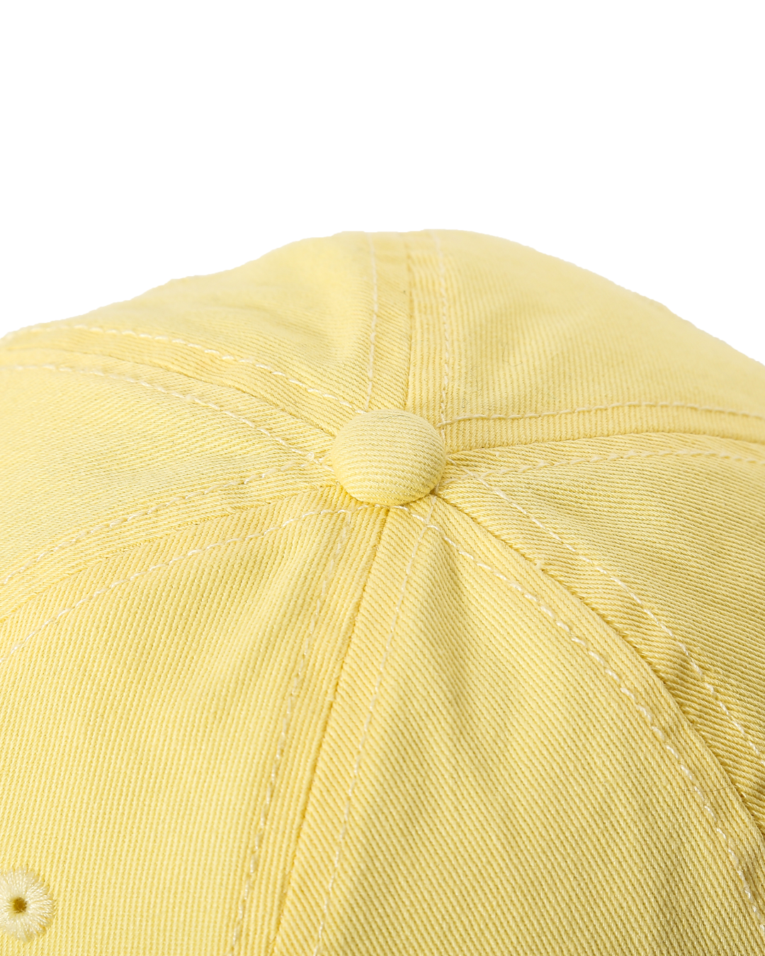 Signature Baseball Cap in Butter Yellow