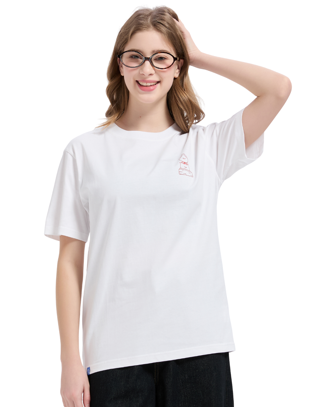 Free Time Drink Tea Cooling Tee in White