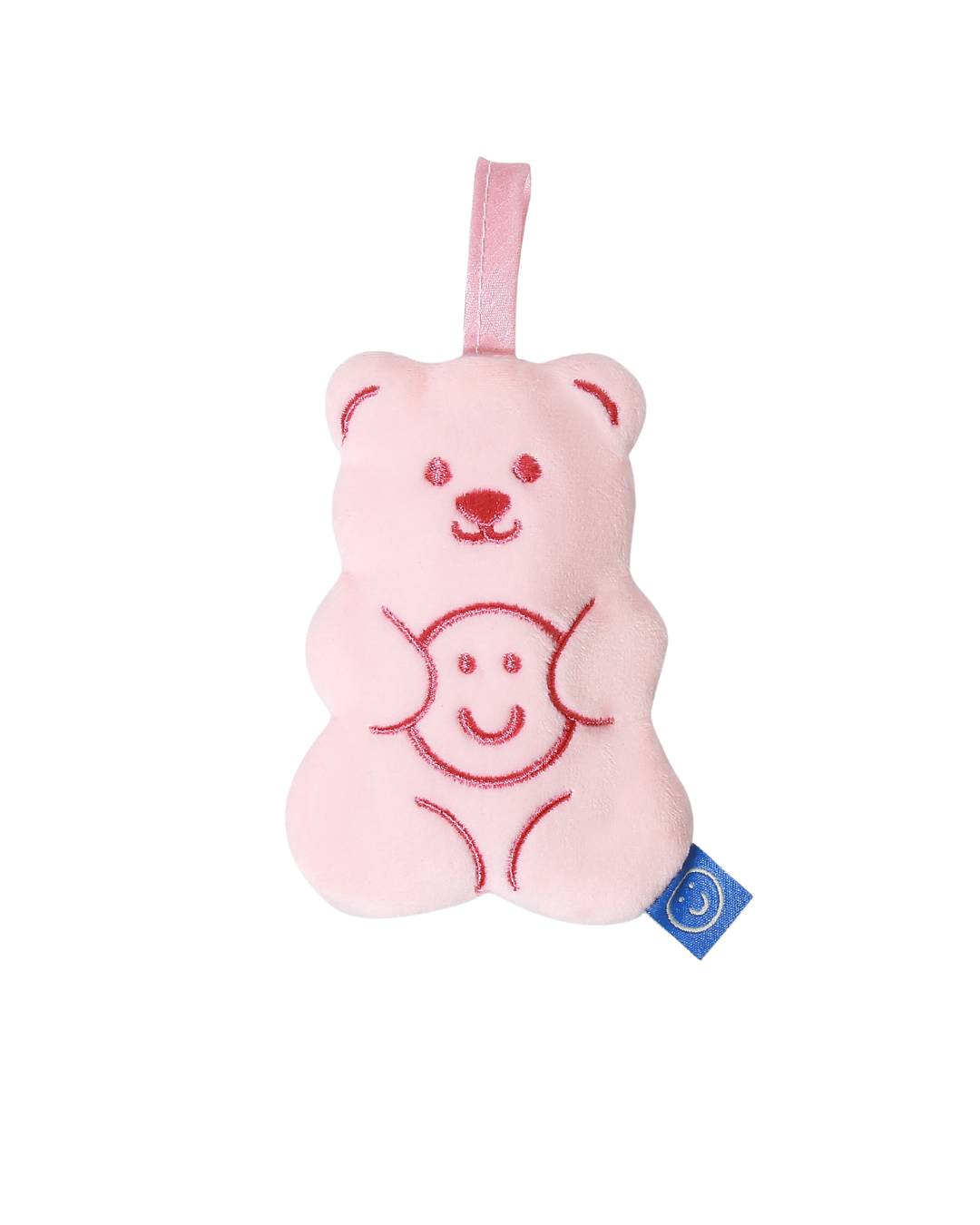 Strawberry Gummy Bear Small Plushie Reusable Nylon Bag