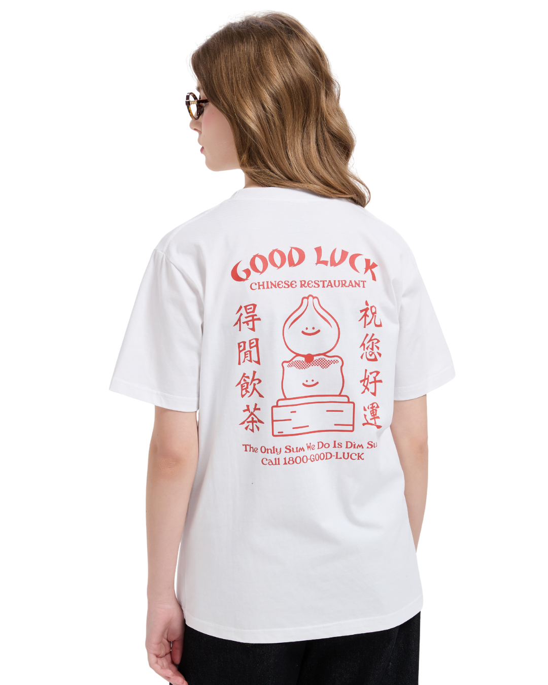 Free Time Drink Tea Cooling Tee in White