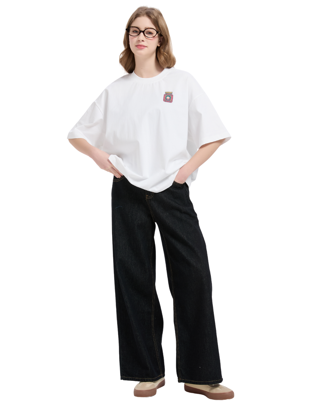 Chill Sauce Boxy Sorona® Cooling Tee in White