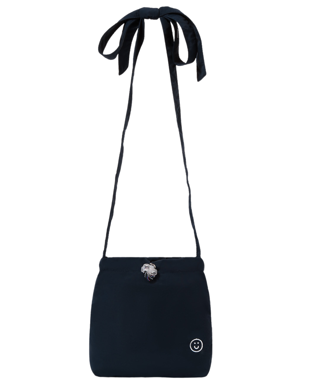 Mini Tsuno Drawstring Bag/Pouch in Navy