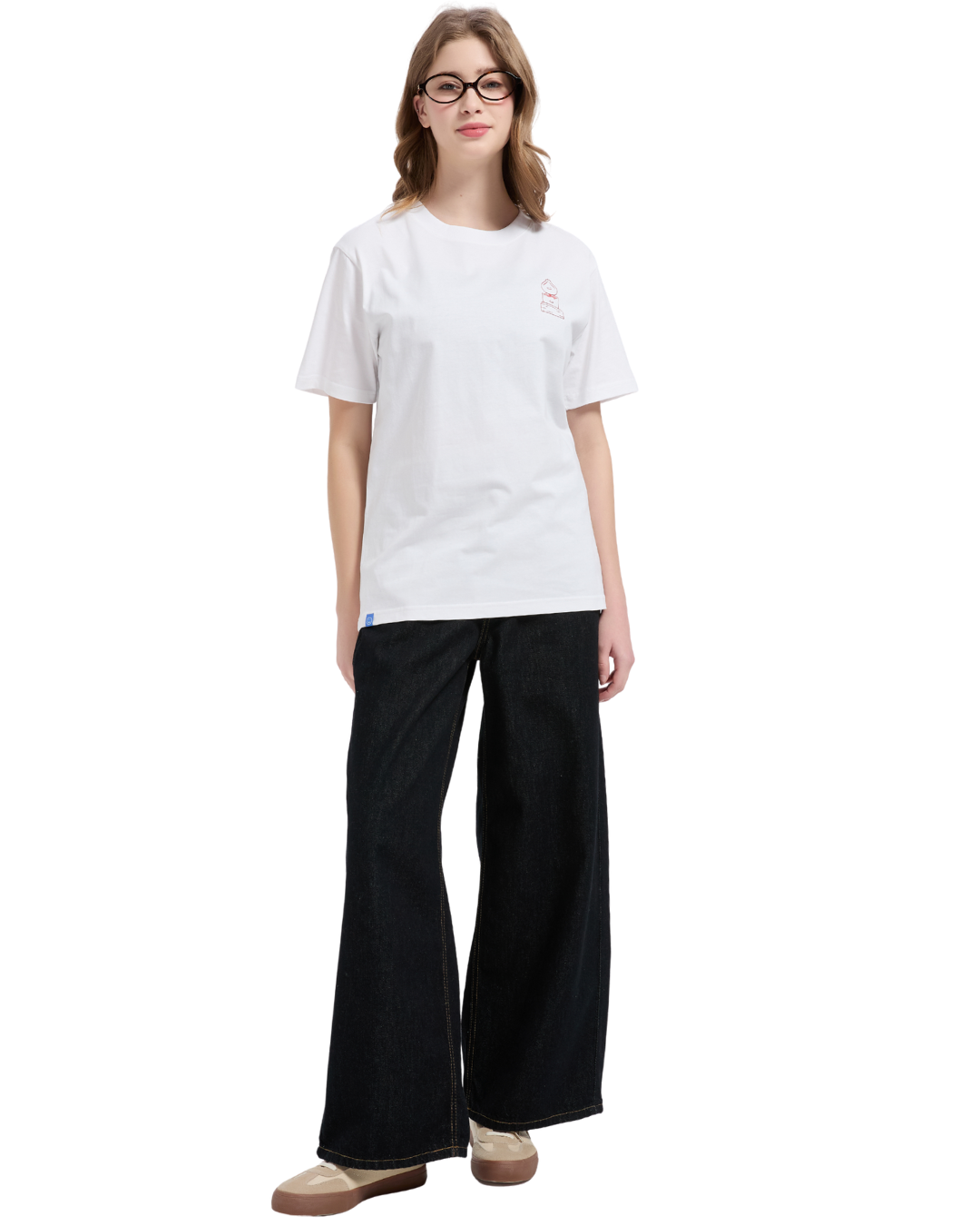 Free Time Drink Tea Cooling Tee in White