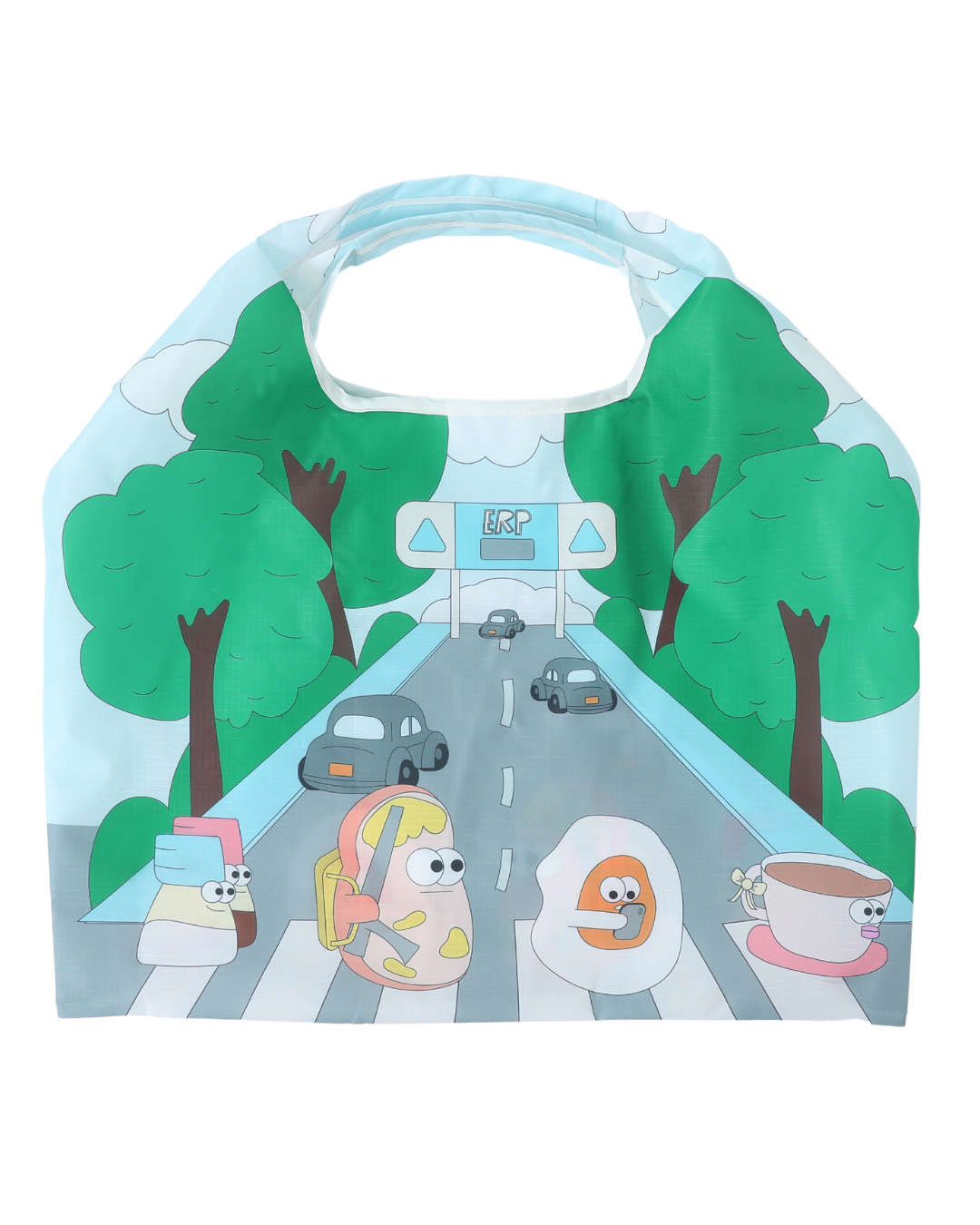 The Breakfast Abbey Road Reusable Nylon Bag