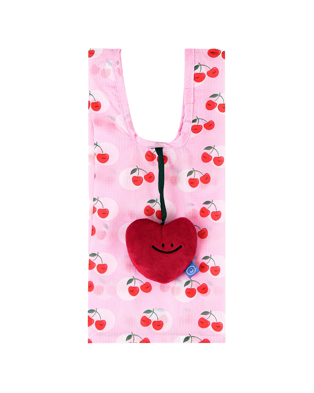 Cherry Small Plushie Reusable Nylon Bag