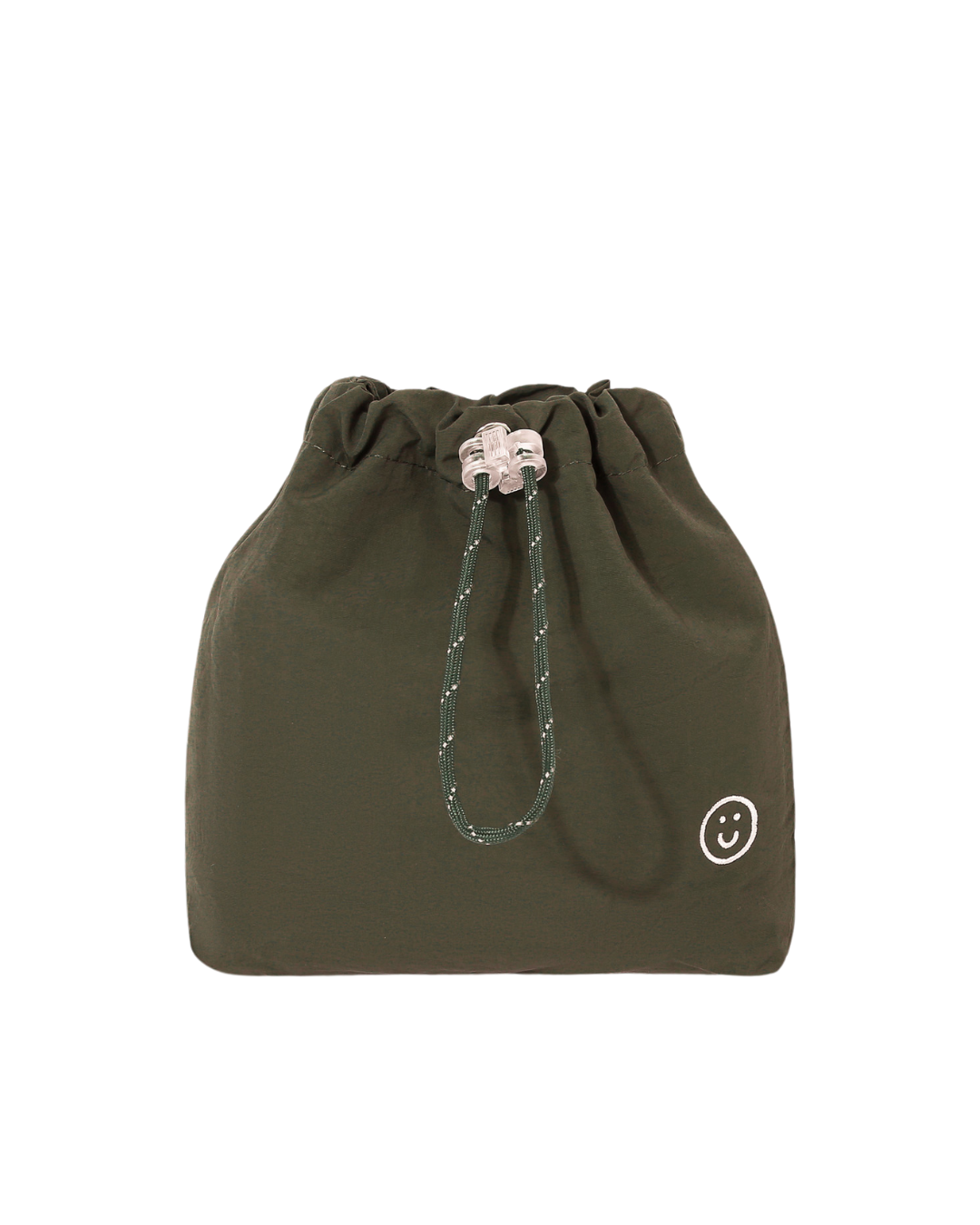 Mini Tsuno Drawstring Bag/Pouch in Olive