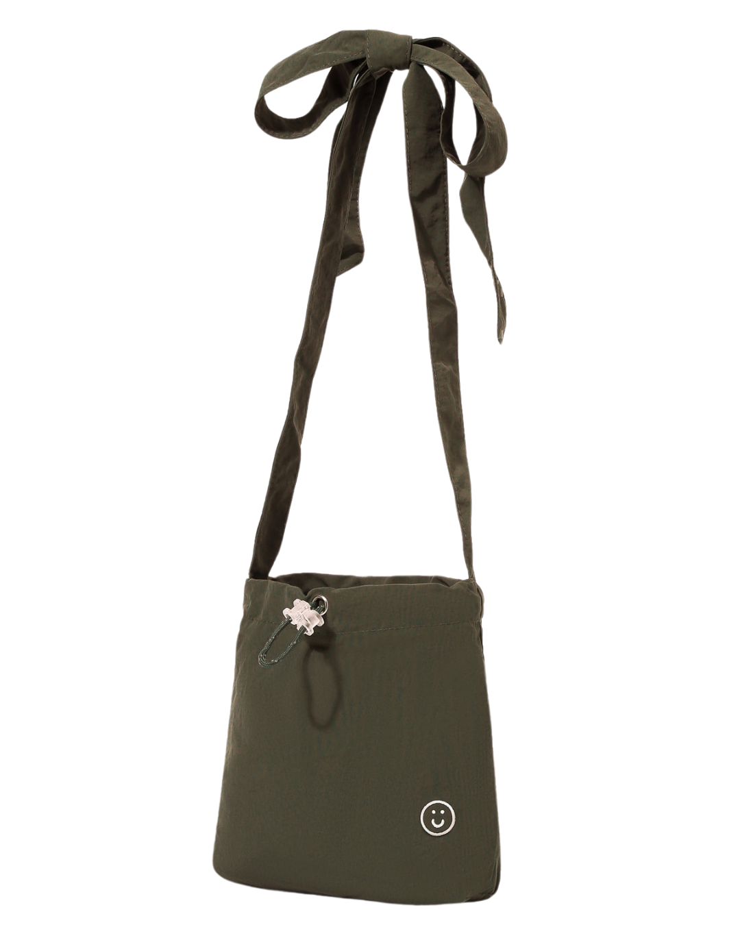 Mini Tsuno Drawstring Bag/Pouch in Olive