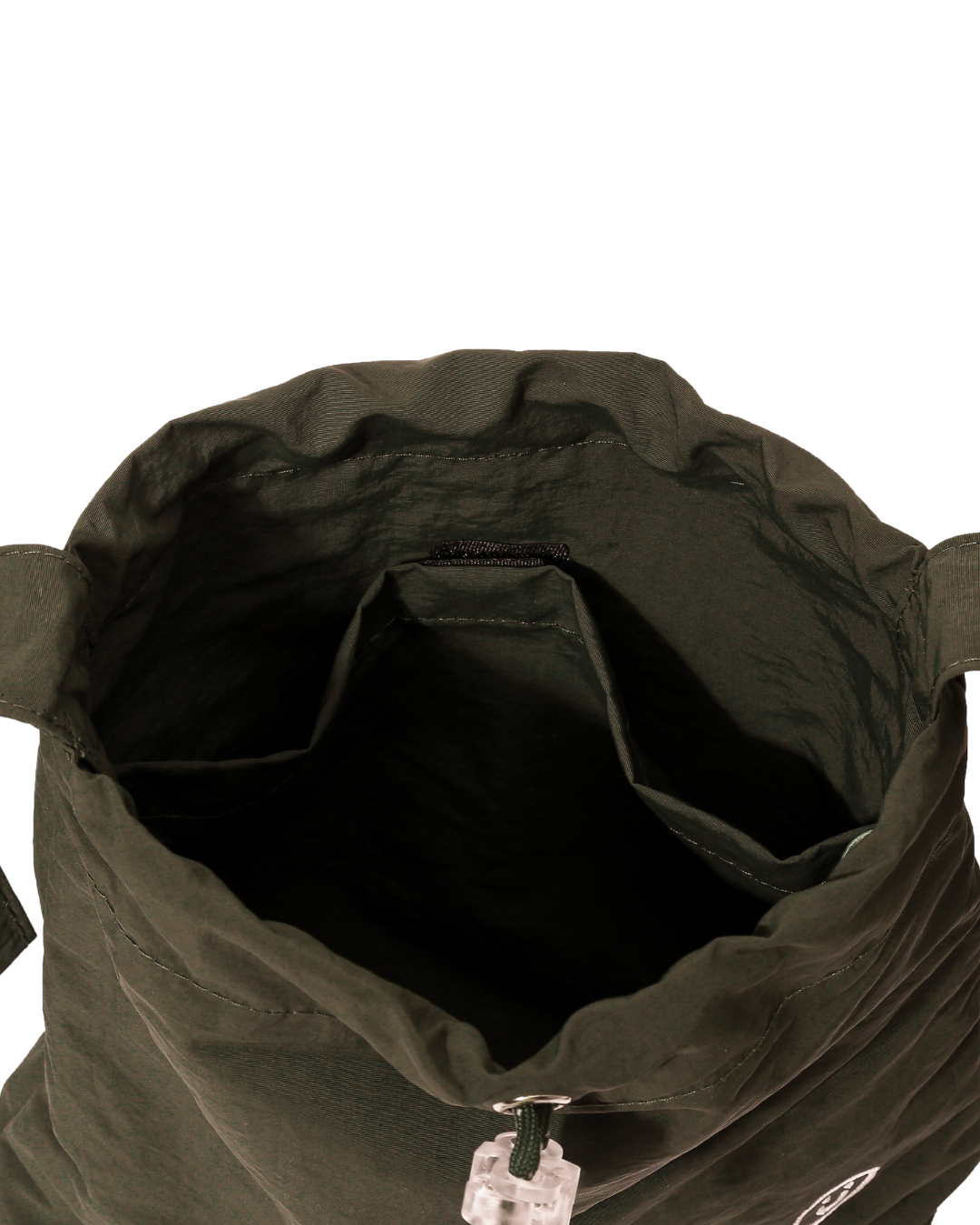 Mini Tsuno Drawstring Bag/Pouch in Olive