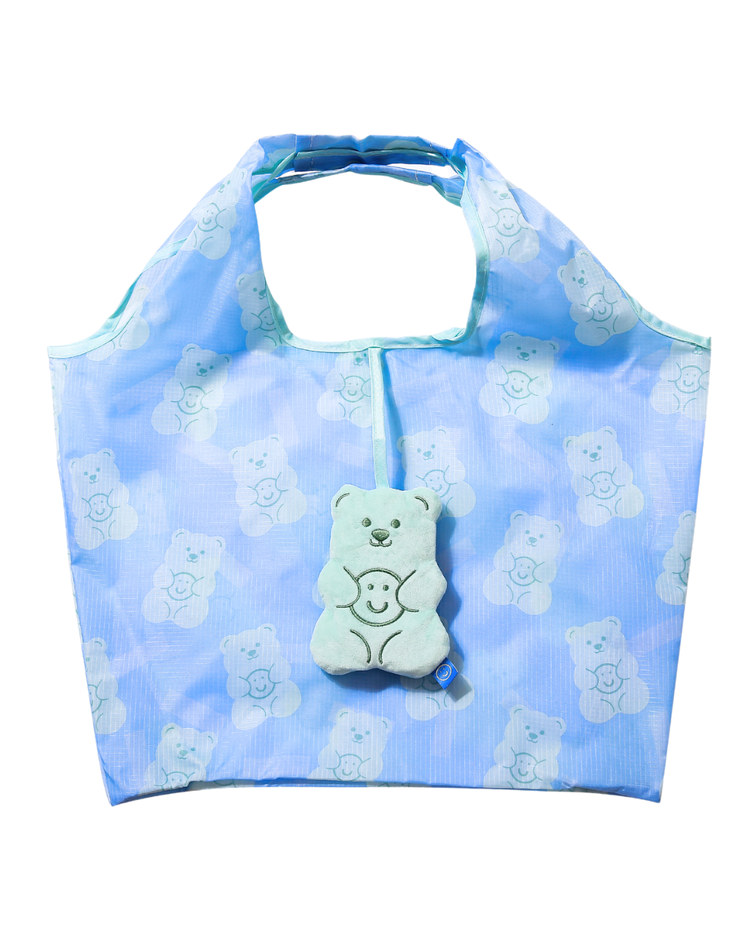 Mint Gummy Bear Big Plushie Reusable Nylon Big Bag