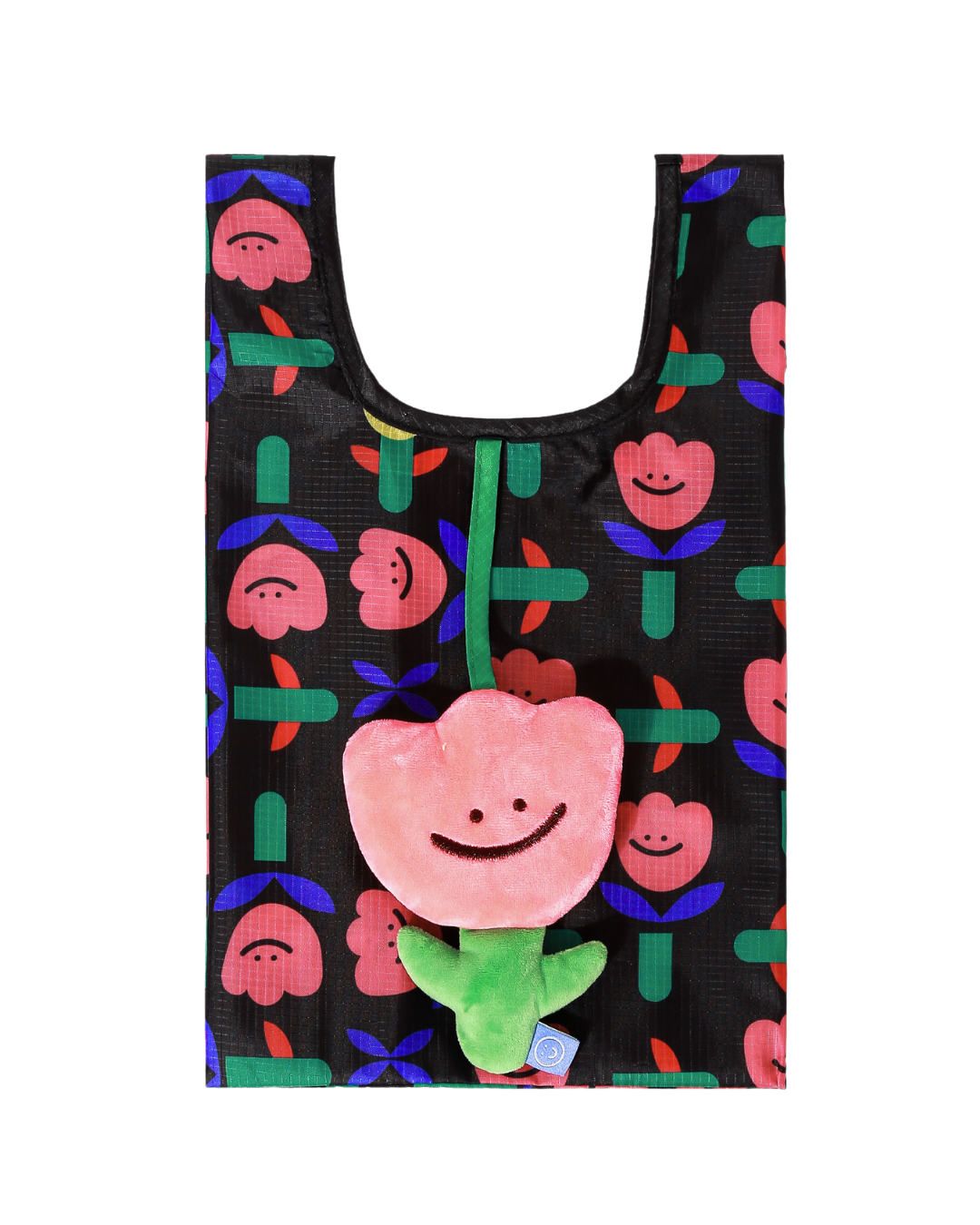 Tulip Flower Plushie Reusable Nylon Medium Bag