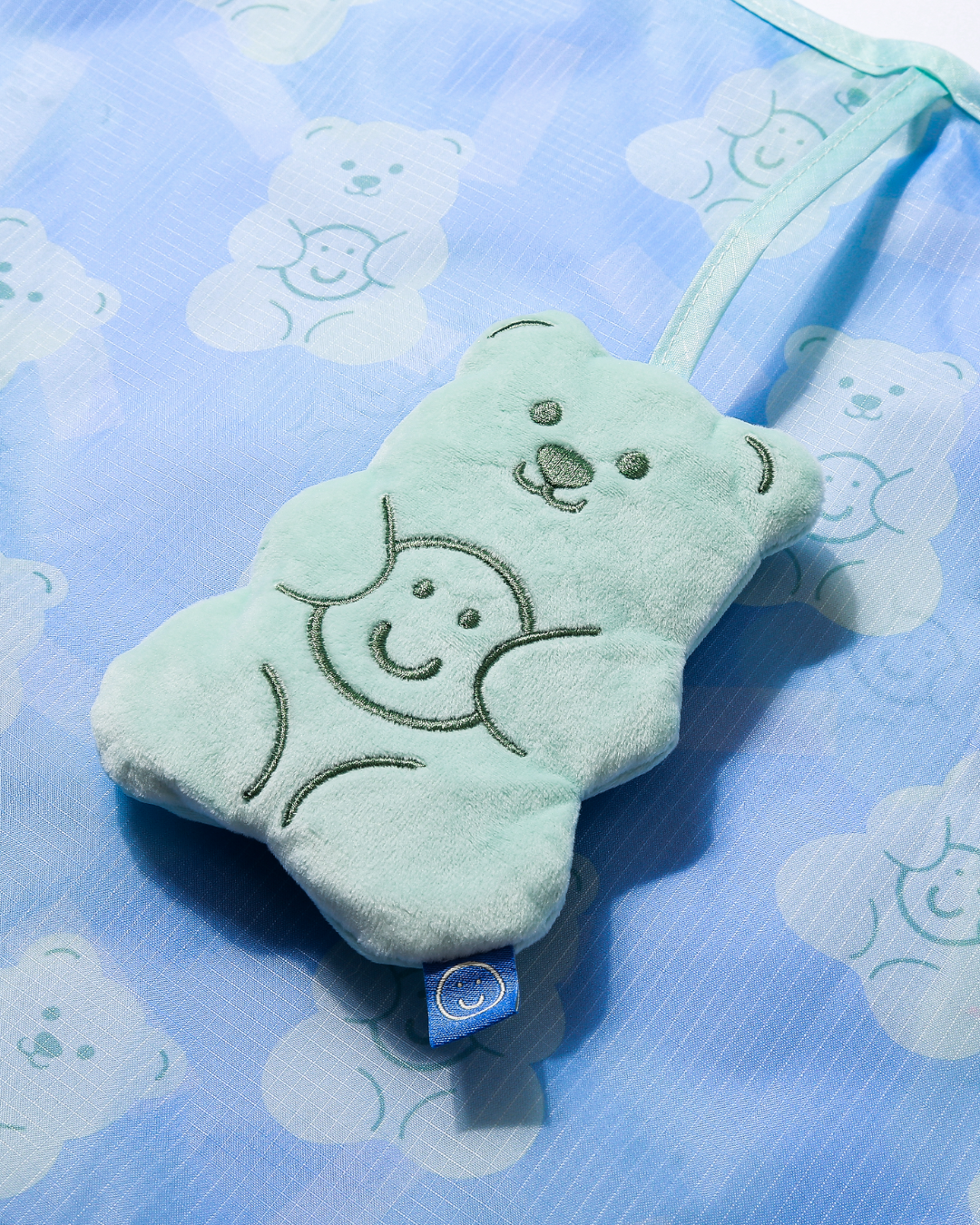 Mint Gummy Bear Big Plushie Reusable Nylon Big Bag