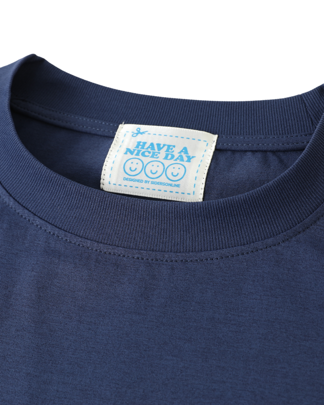 Signature Cooling Long Sleeve Tee in Heather Blue