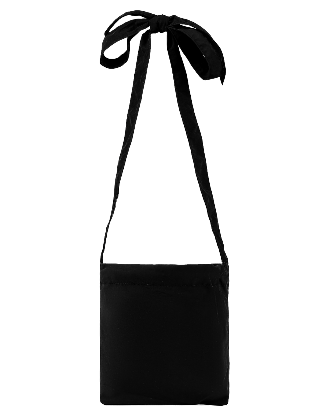 Mini Tsuno Drawstring Bag/Pouch in Black