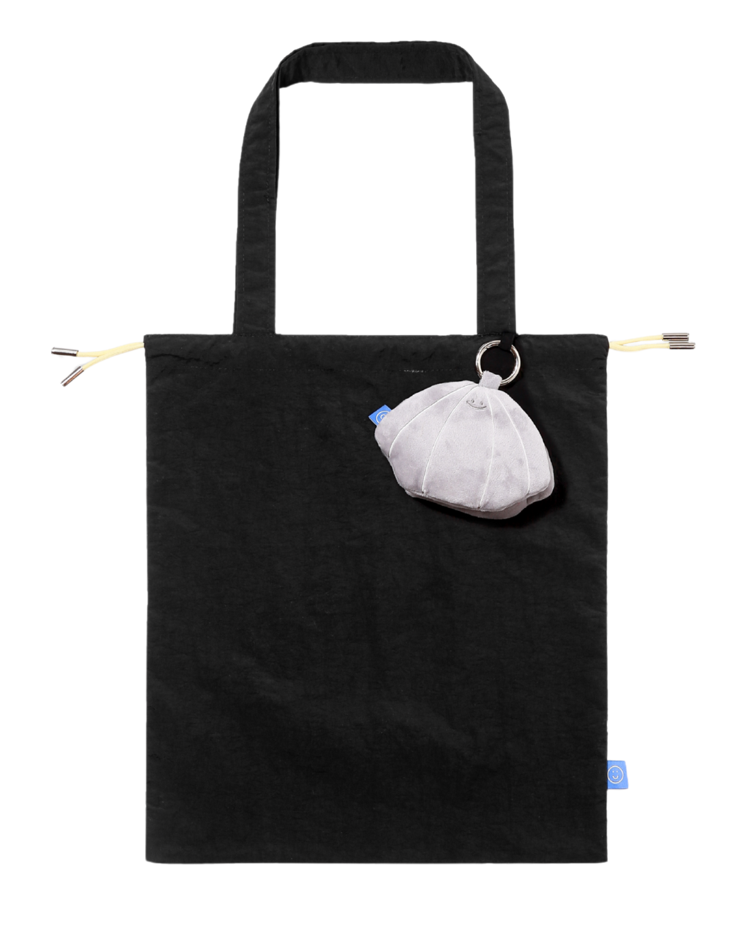 Grey Seashell Plushie Totebag