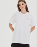 Know Your Greens Oversized Tee in White