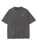 Signature Super Oversized Tee in Acid Wash Ash Grey