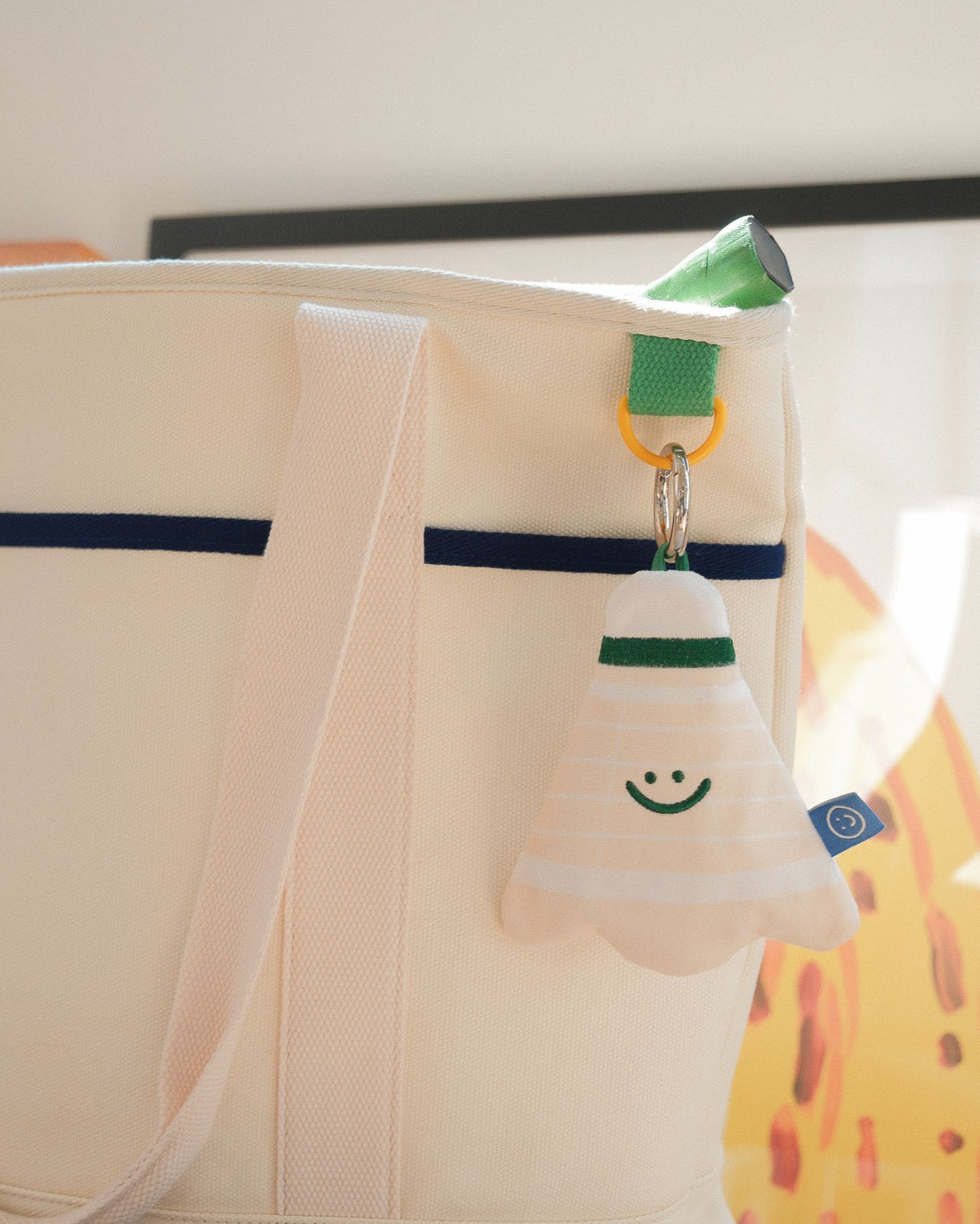 Badminton Shuttle Plushie Reusable Nylon Bag
