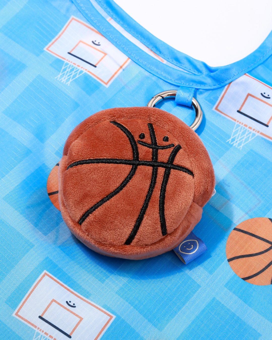 Basketball Plushie Reusable Nylon Large Bag