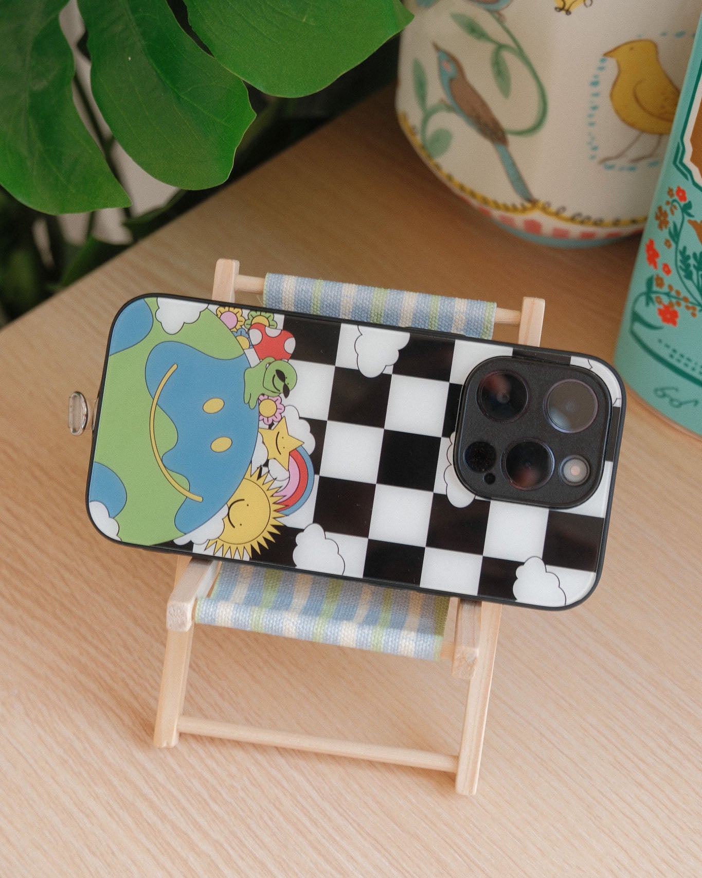 Beach Chair Phone Stand