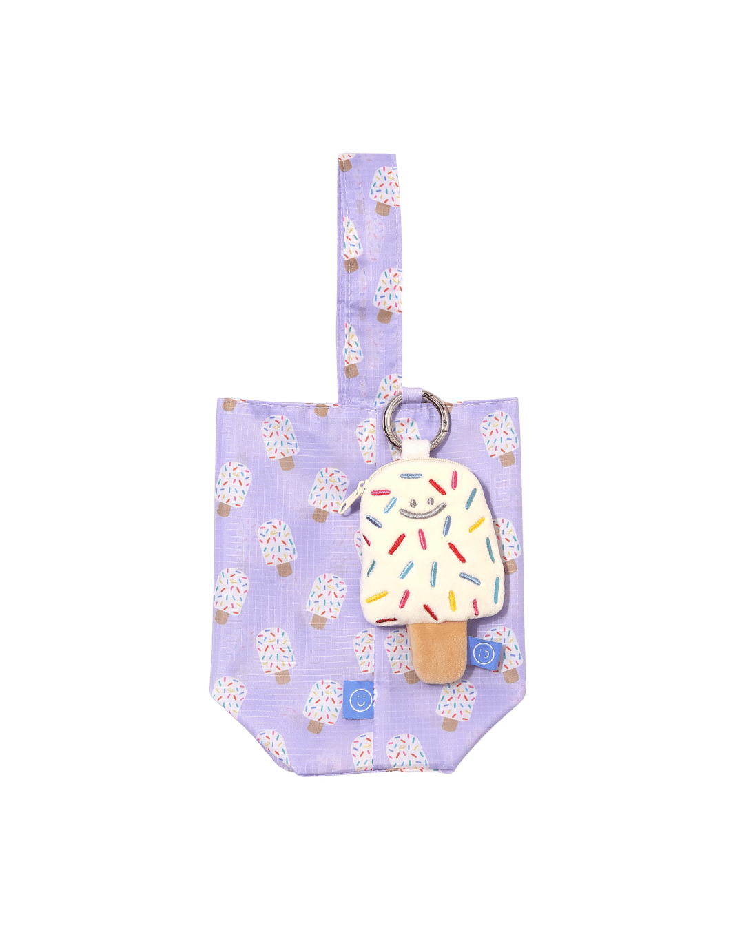Birthday Cake Popsicle Plushie Reusable Drink Bag