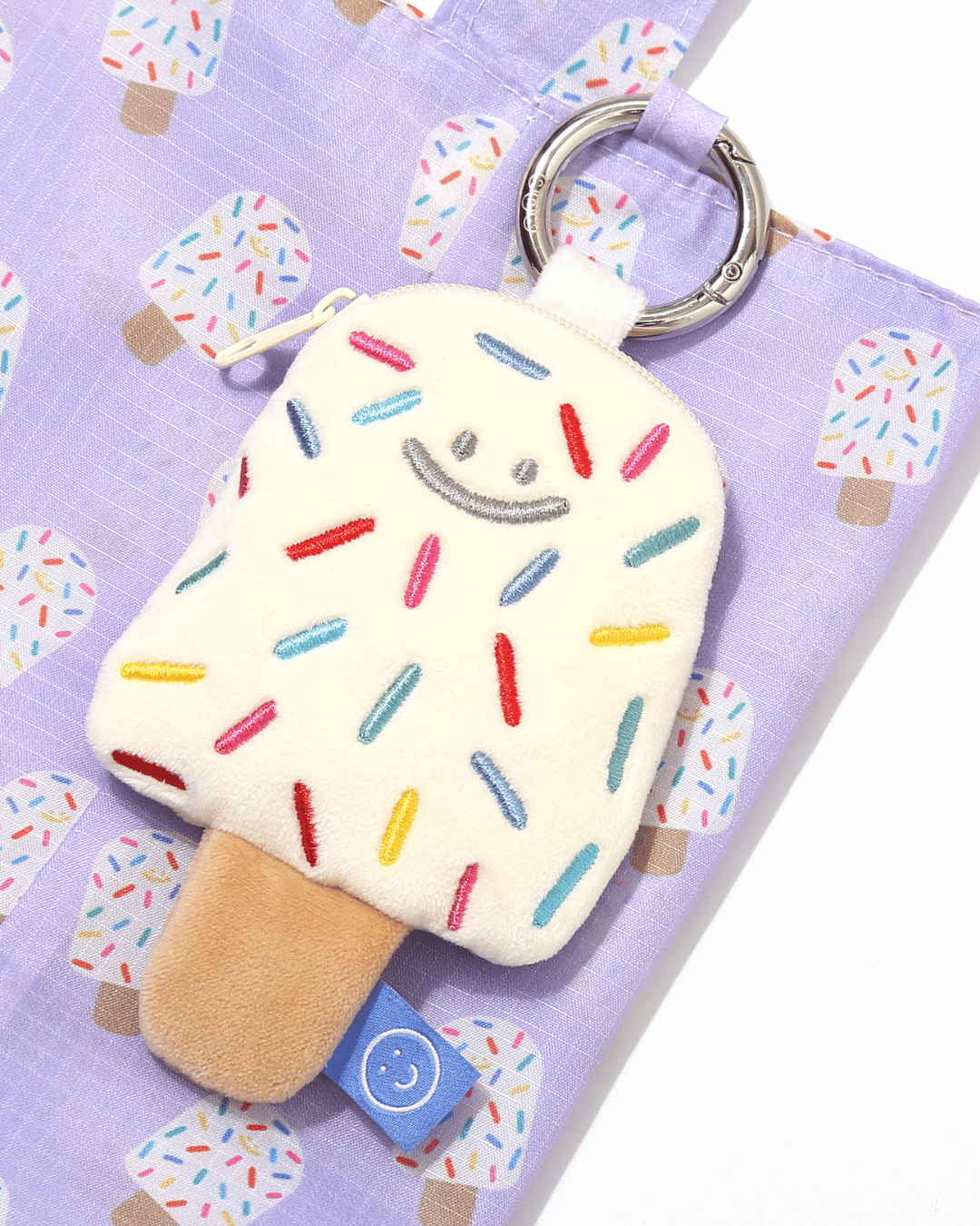 Birthday Cake Popsicle Plushie Reusable Drink Bag