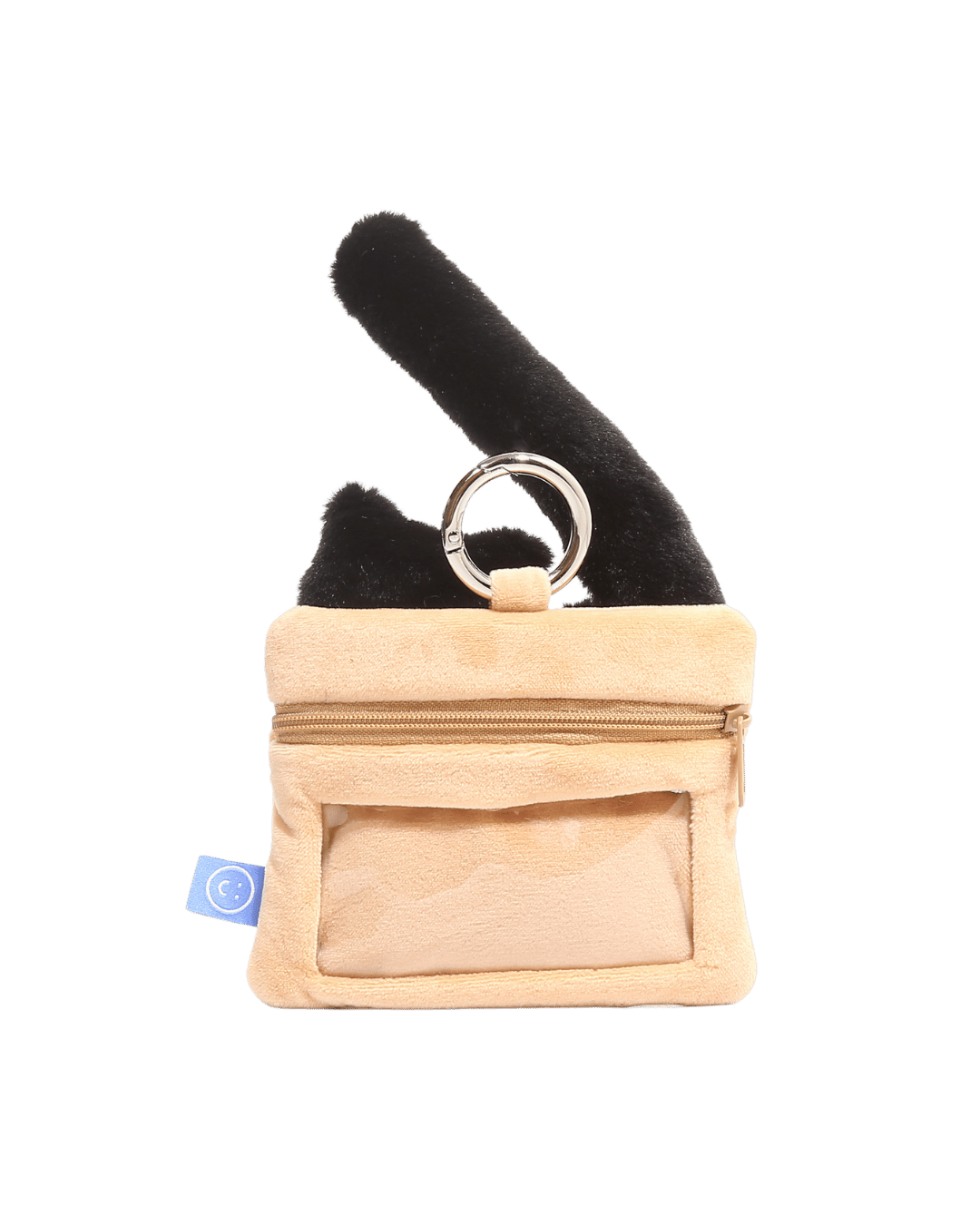 Black Cat in a Box 2in1 Plushie Reusable Bag (Drink Size)