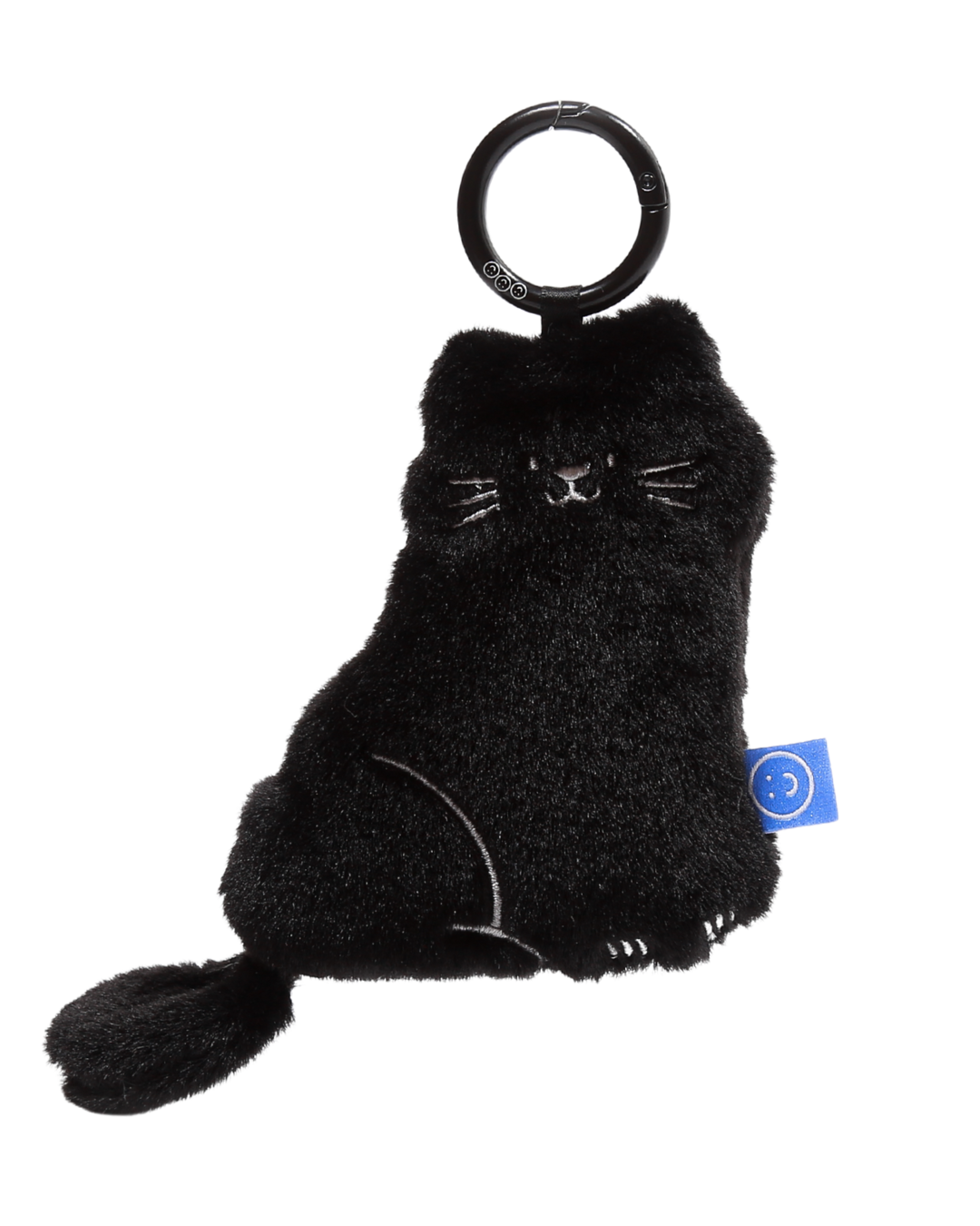 Black Cat Plushie Reusable Nylon Large Bag