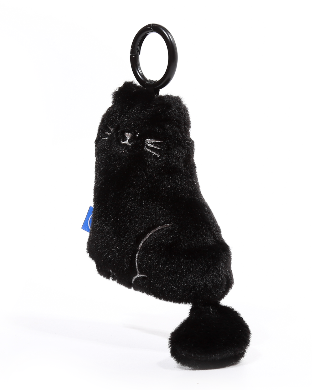 Black Cat Plushie Reusable Nylon Large Bag