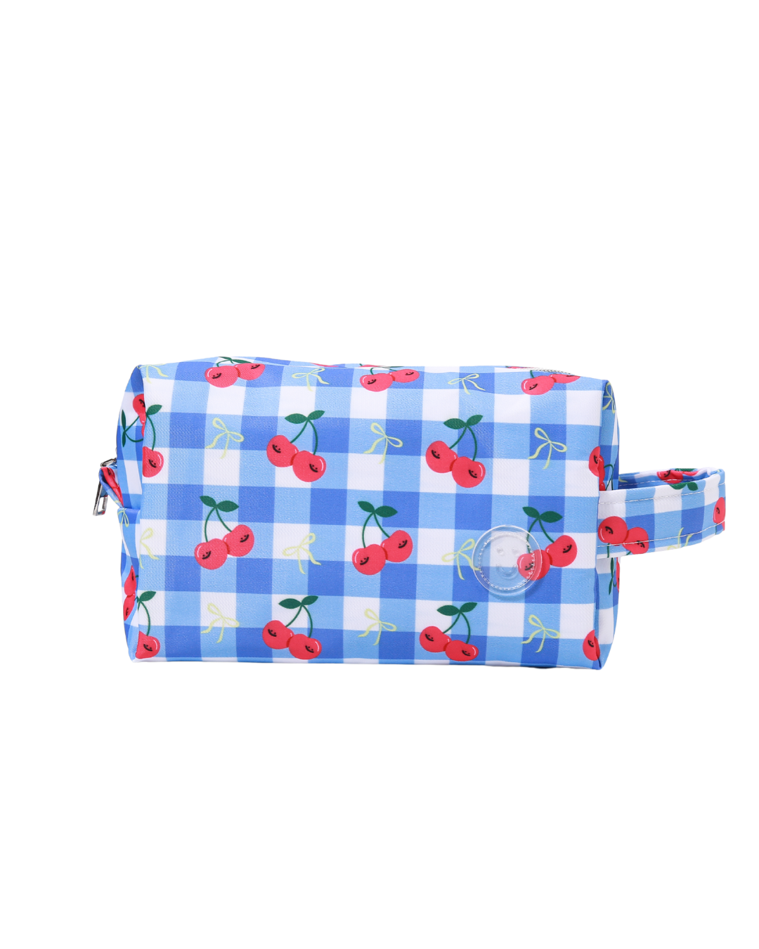 Cherry Gingham Big Pouch