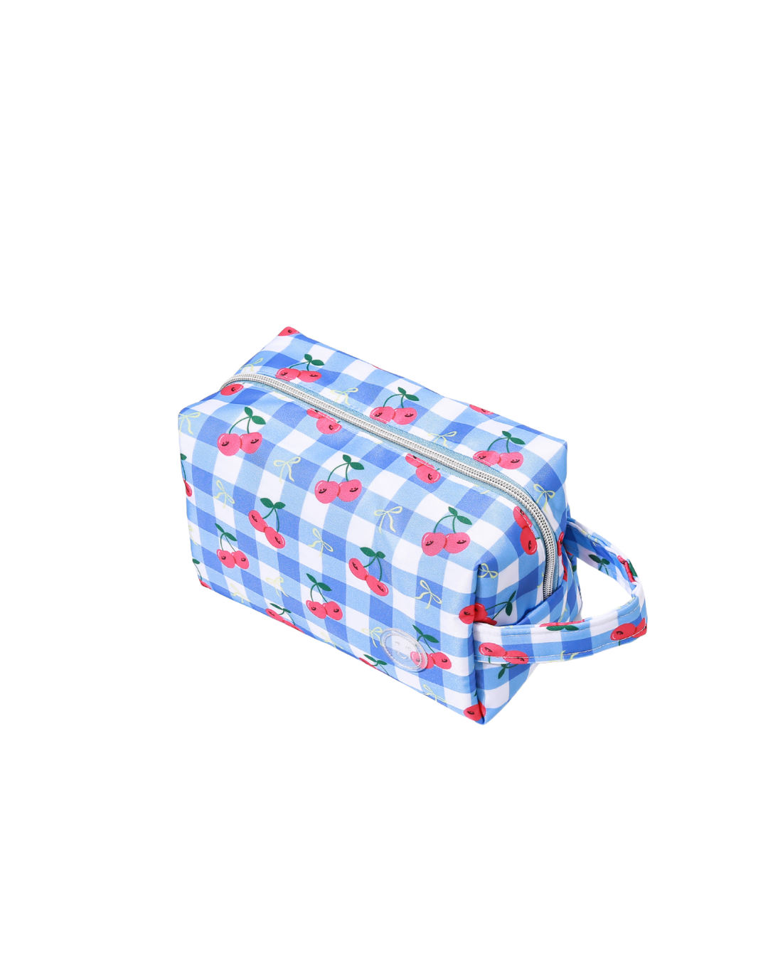 Cherry Gingham Big Pouch