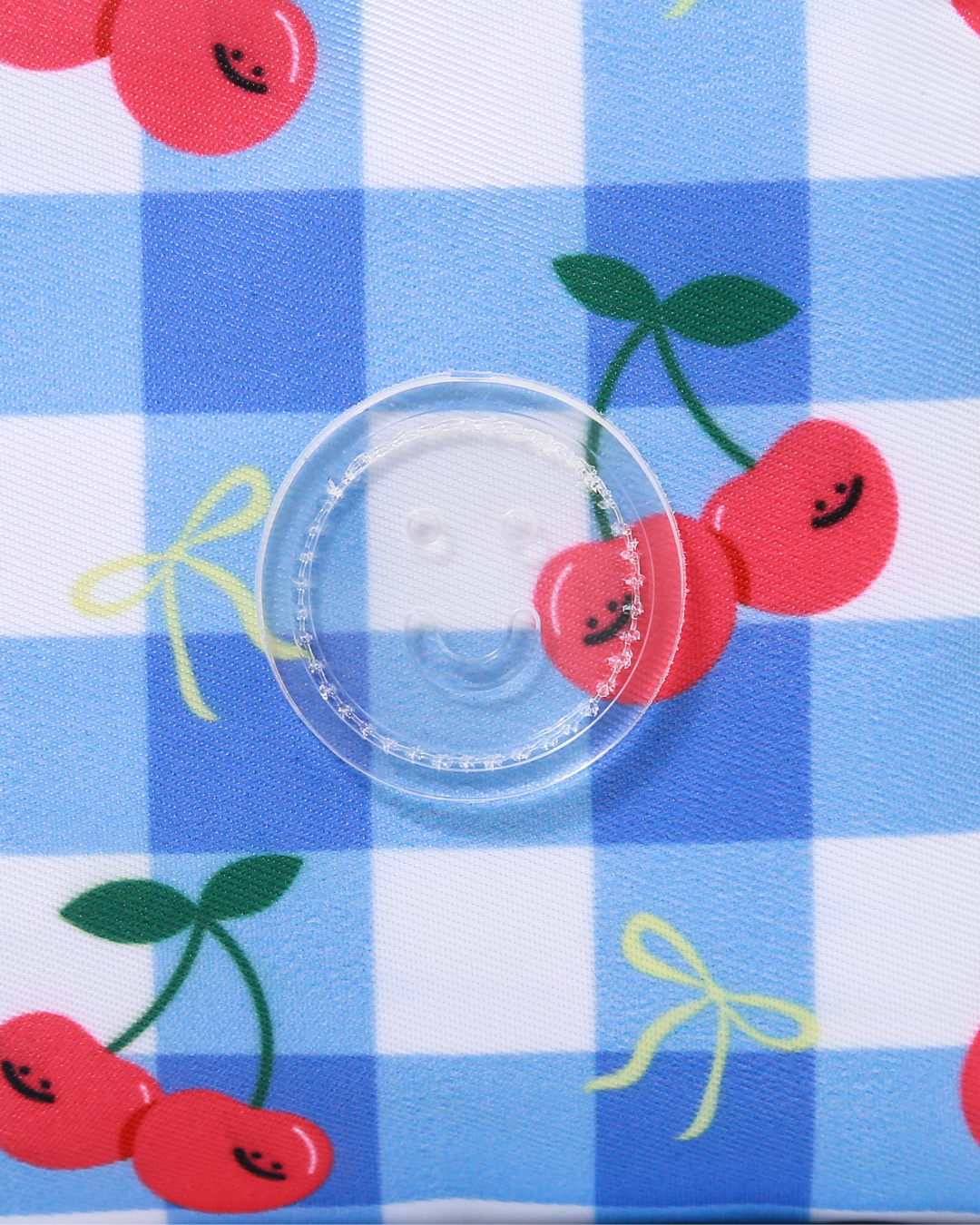 Cherry Gingham Big Pouch